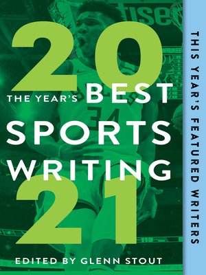 cover image of The Year's Best Sports Writing 2021